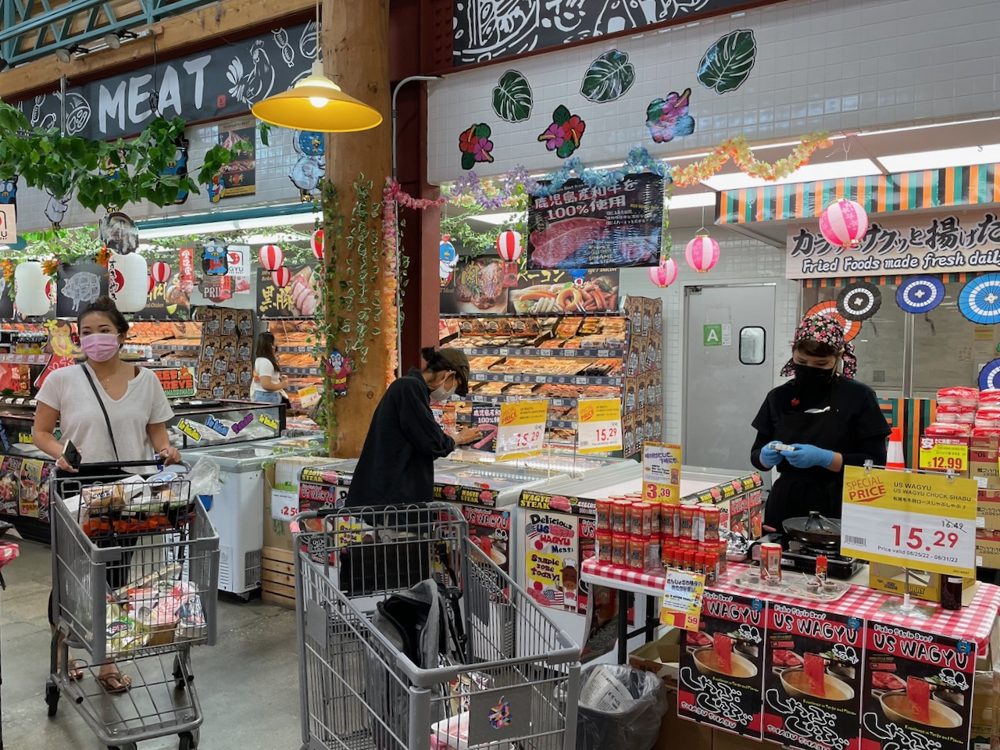 米国スーパーでのUS WAGYU販売現場